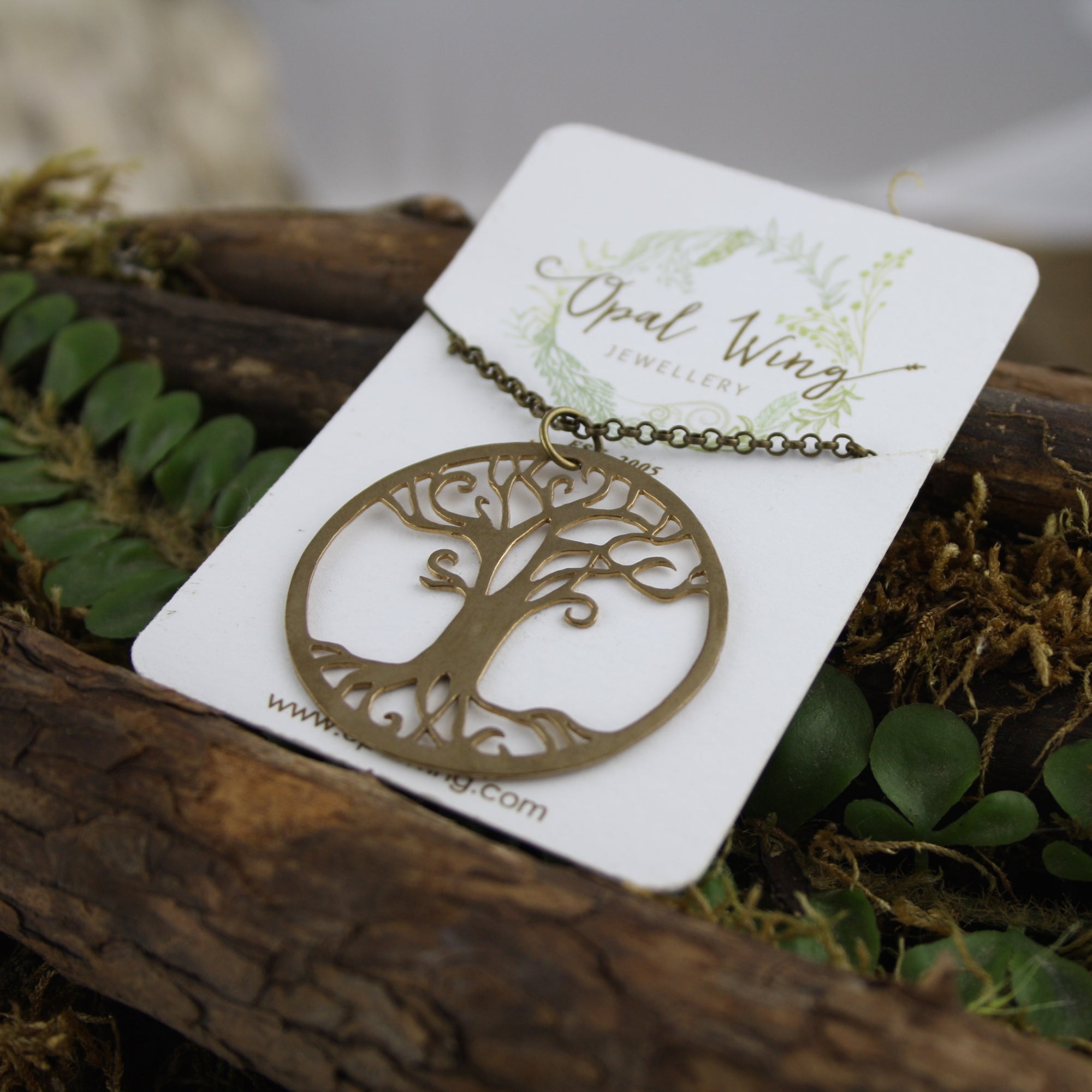 Tree of Life Pendant in Bronze