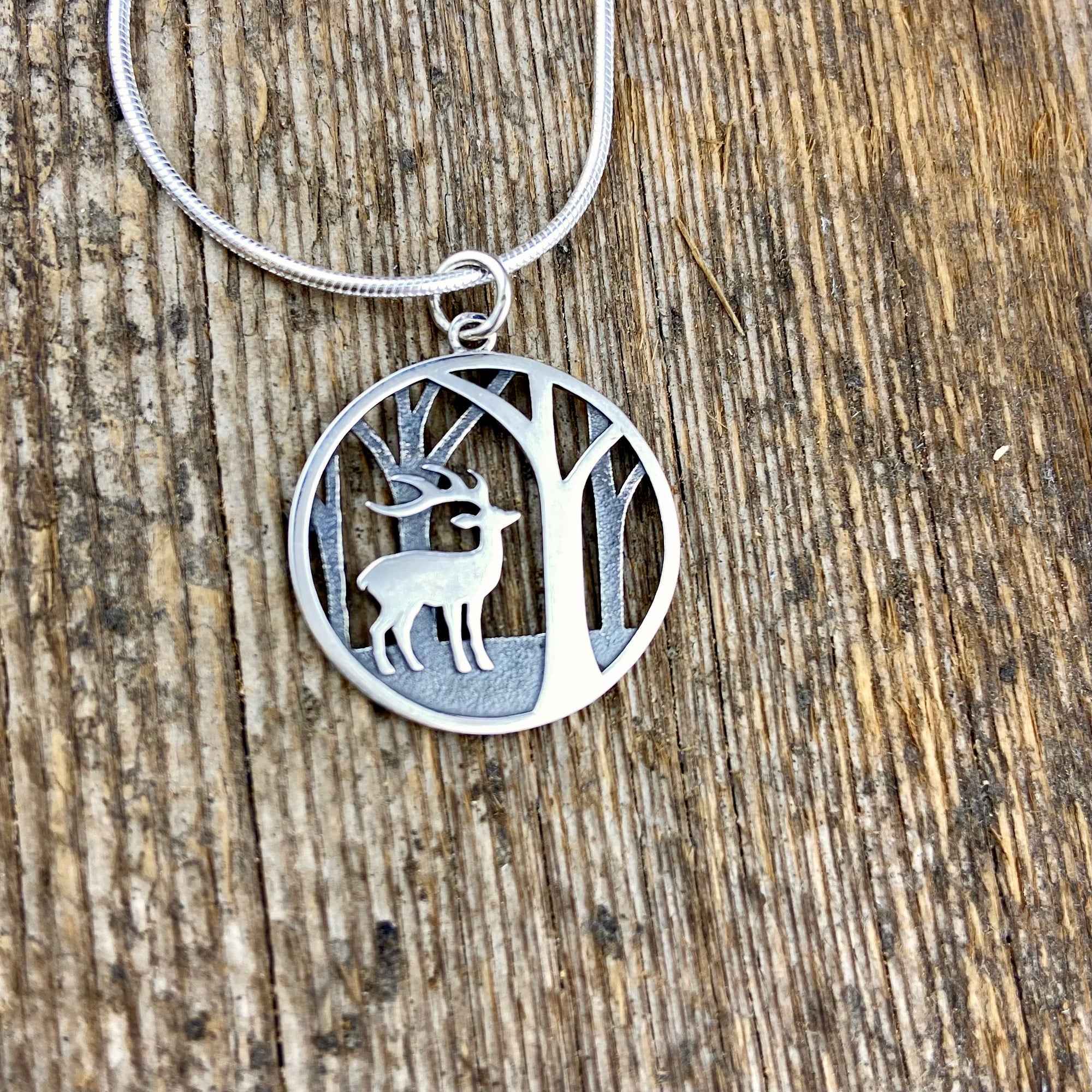 Woodland Deer Pendant