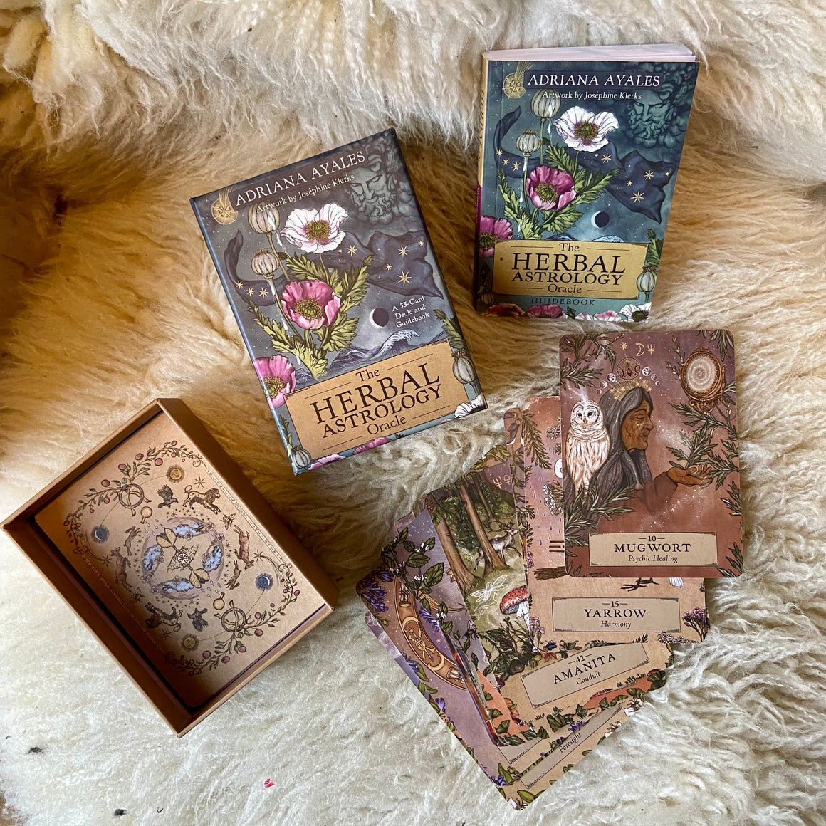 HERBAL ASTROLOGY Oracle  55-Card Deck + Guidebook