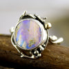 Beautiful Pipe Boulder Opal Moon Goddess Ring