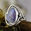 Purple Boulder Opal Elvin Flow Ring