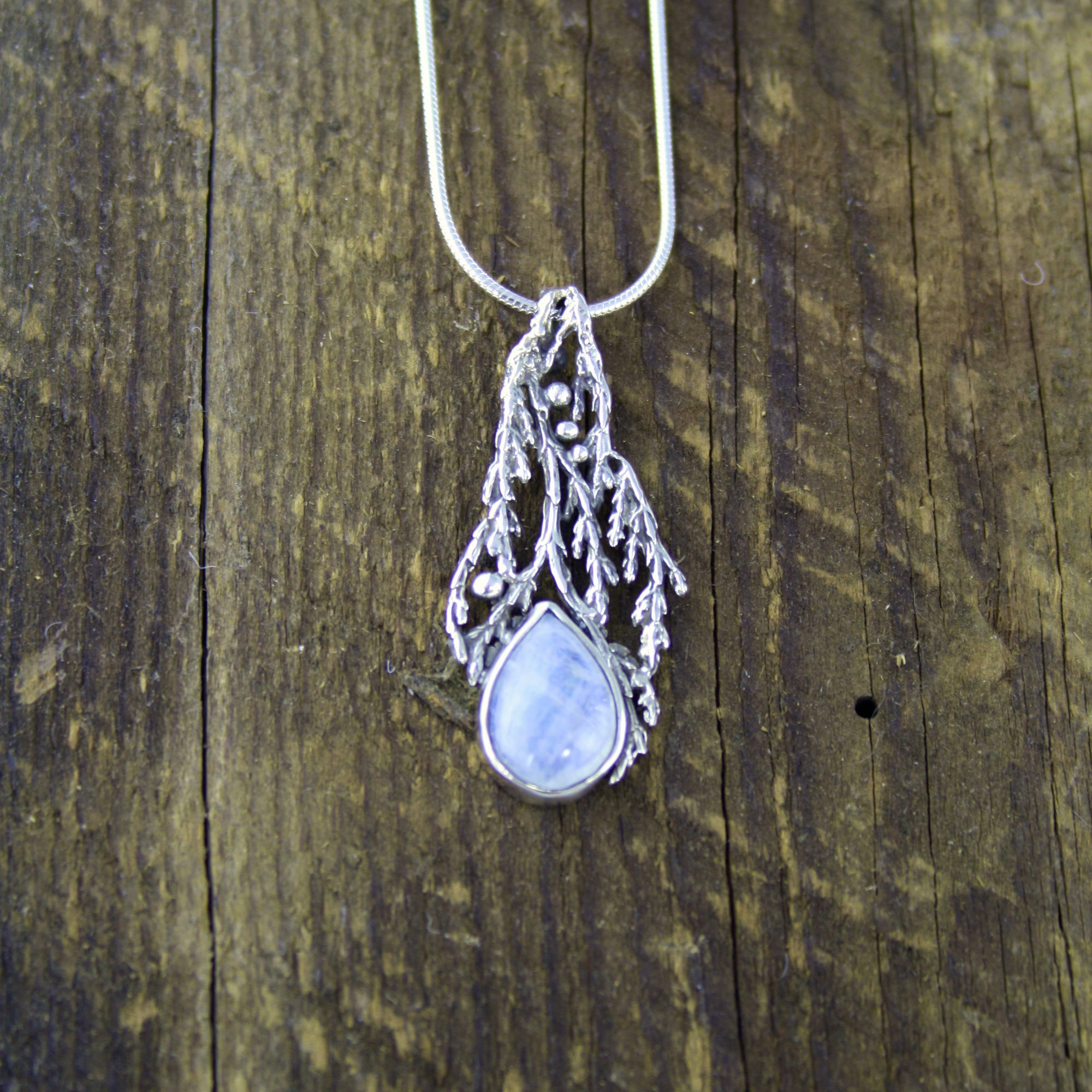 Moonstone Cedar pendant