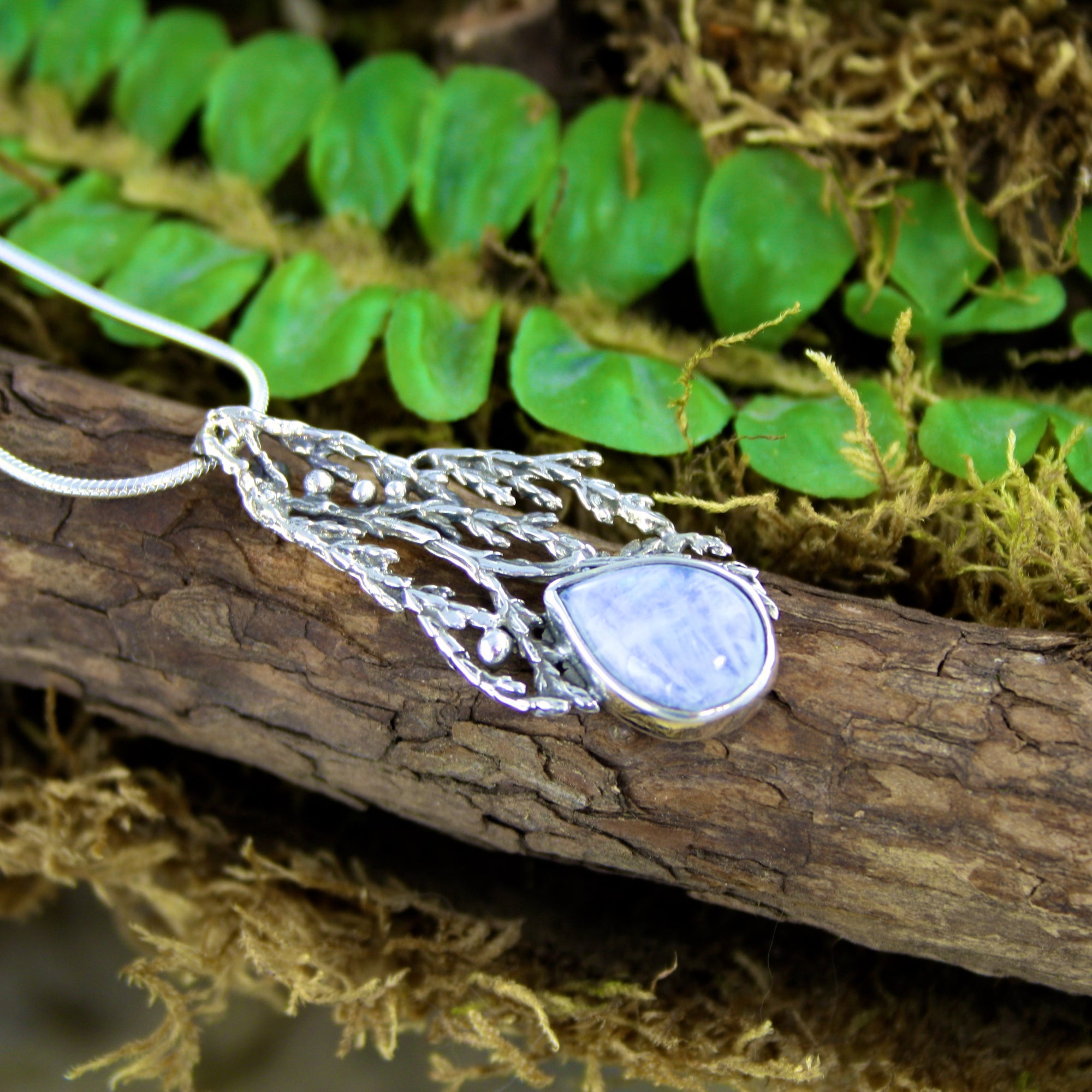 Moonstone Cedar pendant