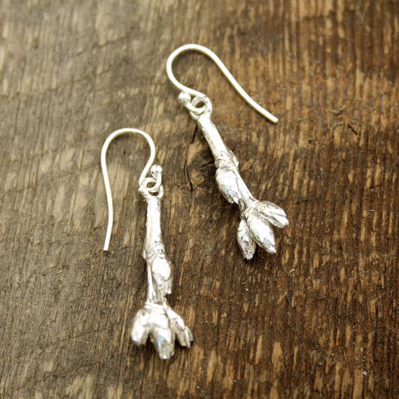 Maple bud earrings