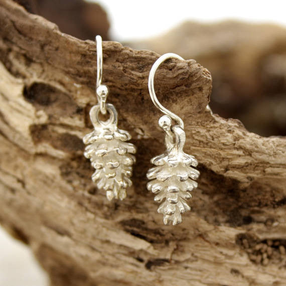 Pine Cone Earrings