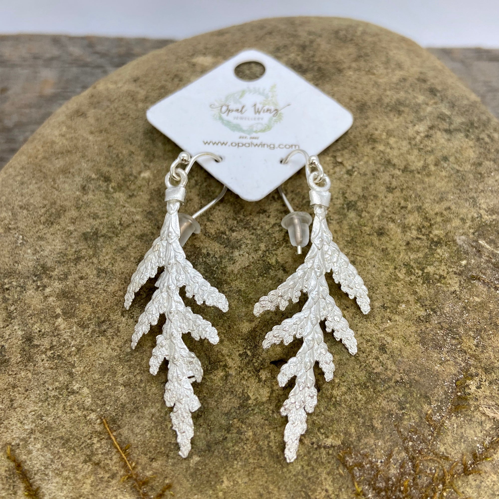 Small White Cedar Earrings