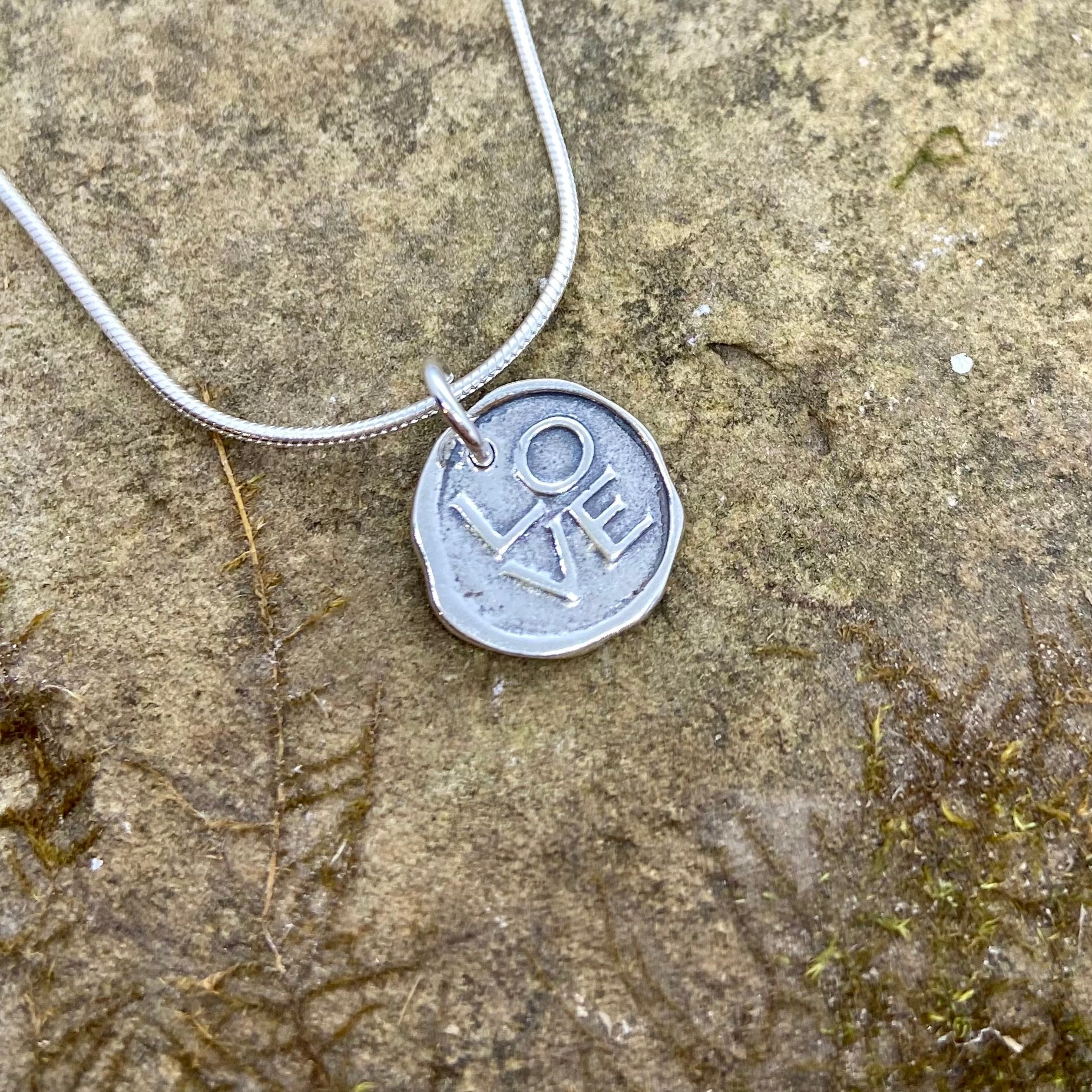 time for LOVE pendant