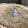 Stunning Fiery Pipe Boulder Opal branch Ring