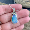 Sweet budding crystal Opal Pendant