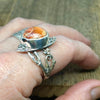 Mexican Fire Opal Abundance Ring