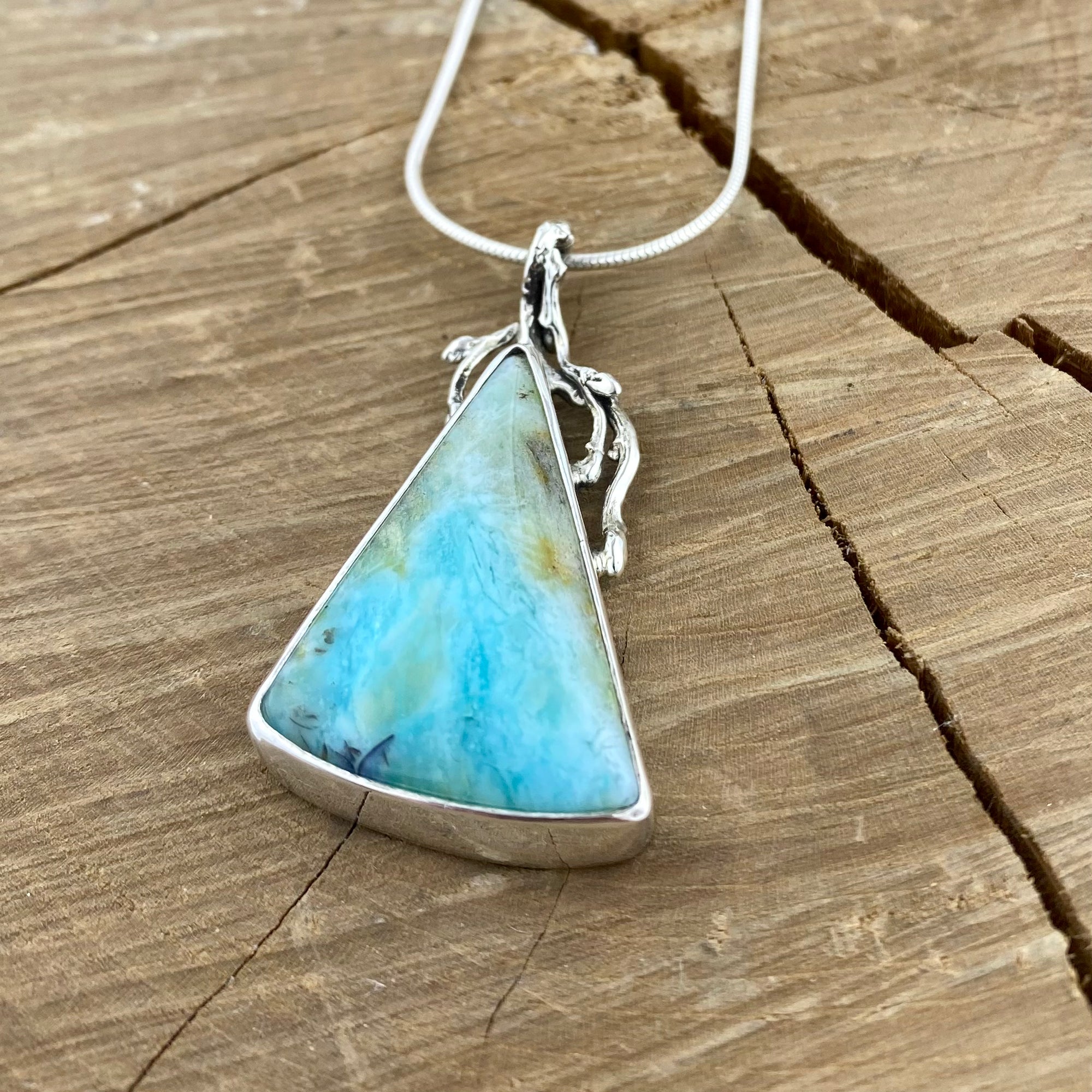Peruvian Opal Woodland Pendant