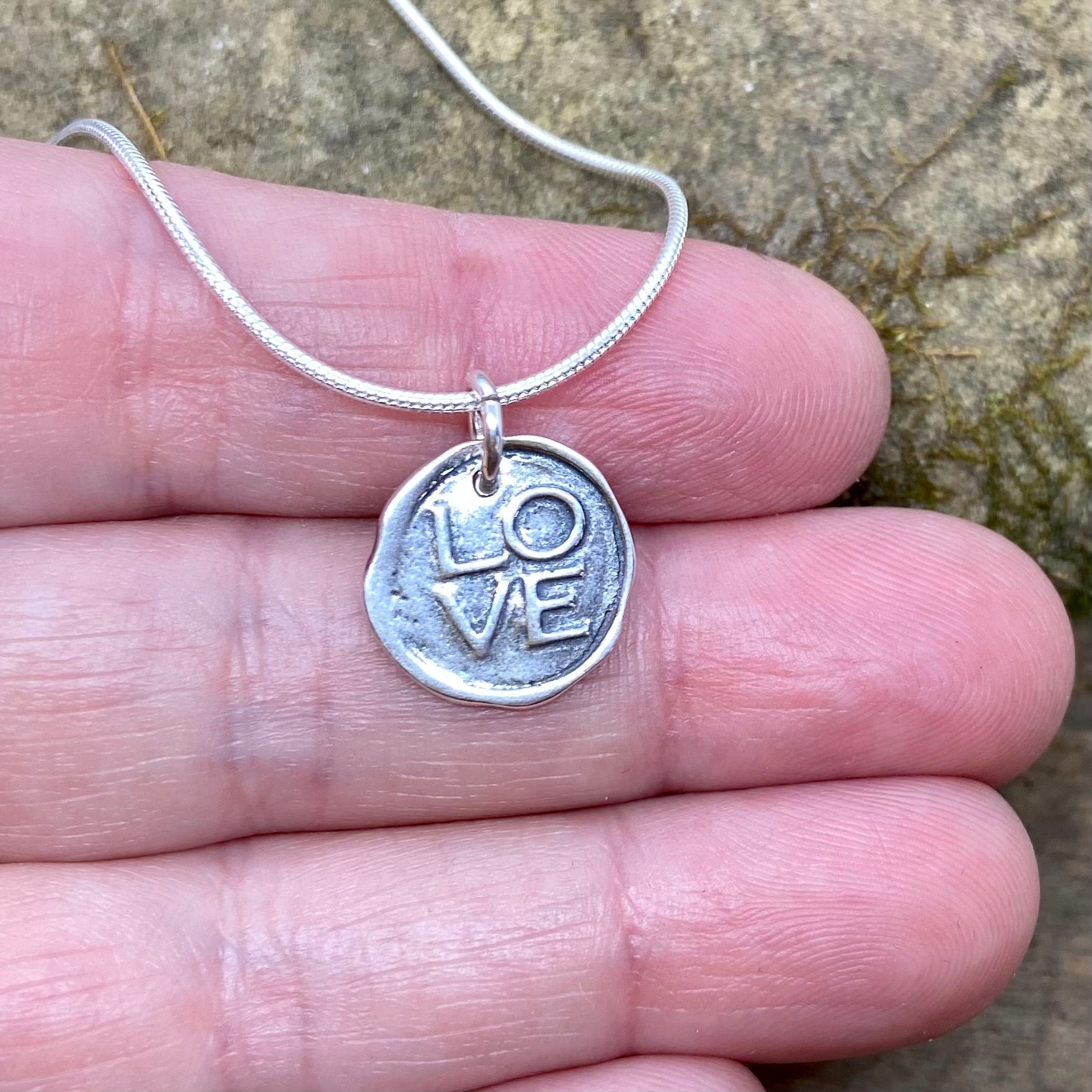 time for LOVE pendant