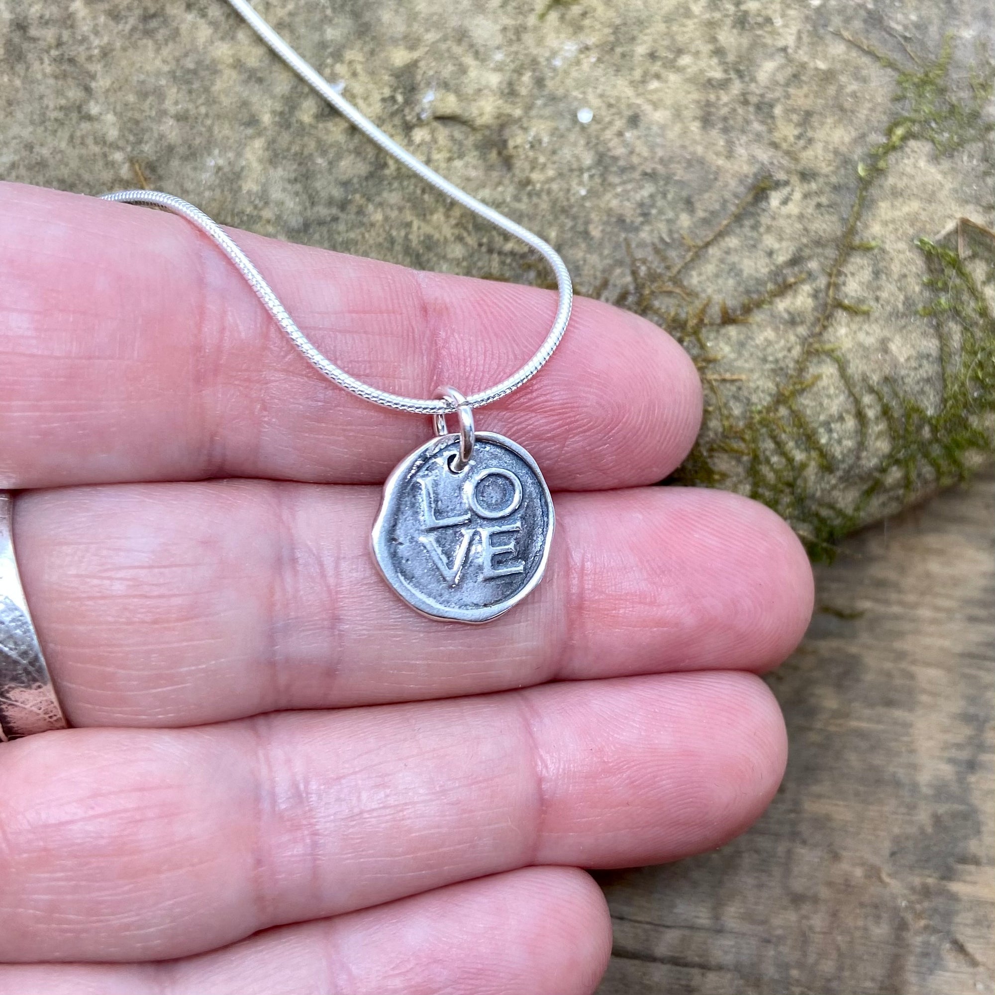 time for LOVE pendant