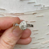 Rose Leaf Ring in Silver