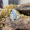 Gorgeous Pipe Boulder Opal Ring