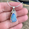 Sweet budding crystal Opal Pendant